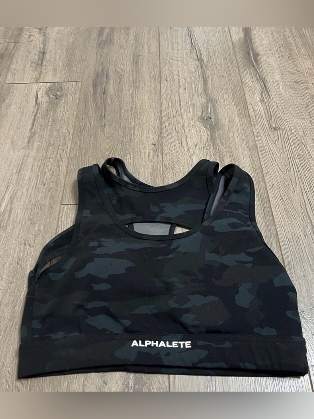 Alphalete Camo Bra